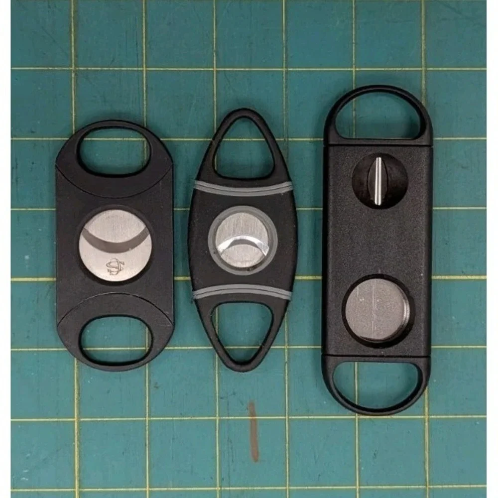 Cigar Cutters Lot of 3 Stainless Steel